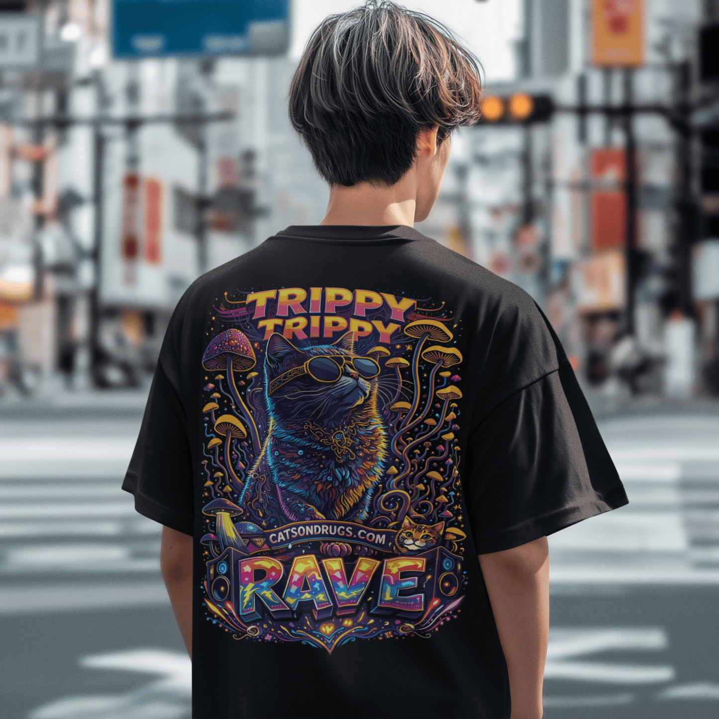 dark rave t shirt