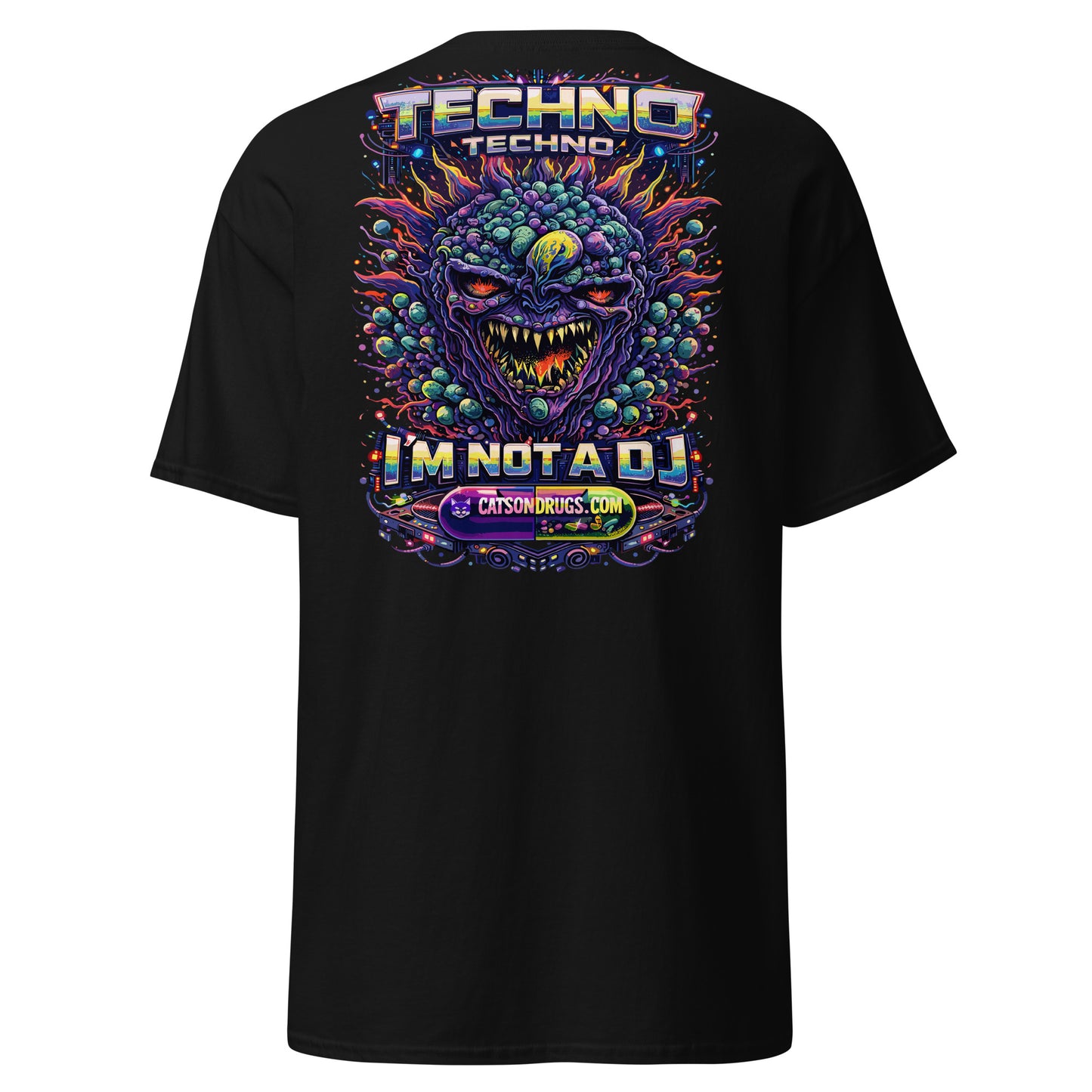 dark techno fashion outfit