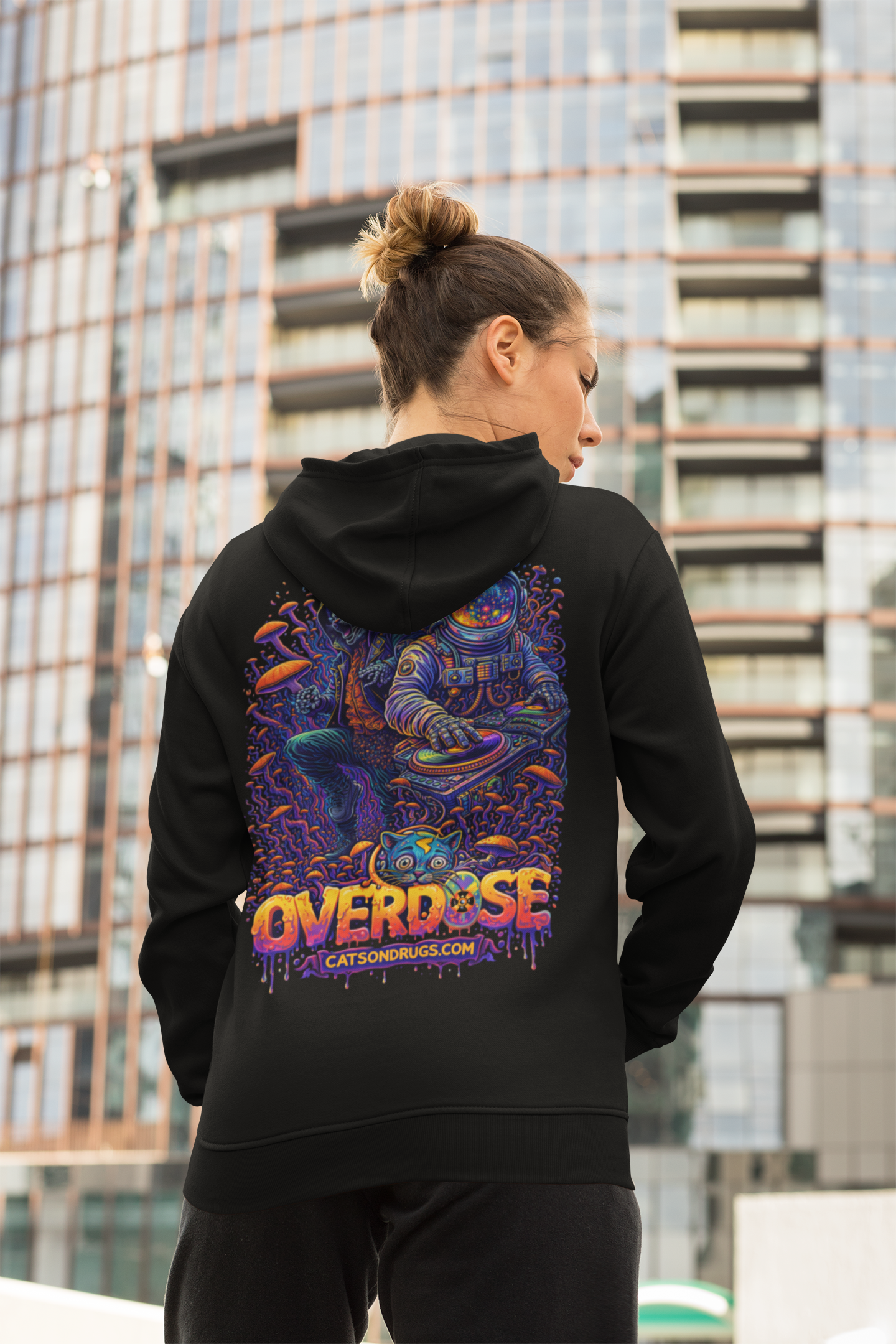 edm bass music hoodie