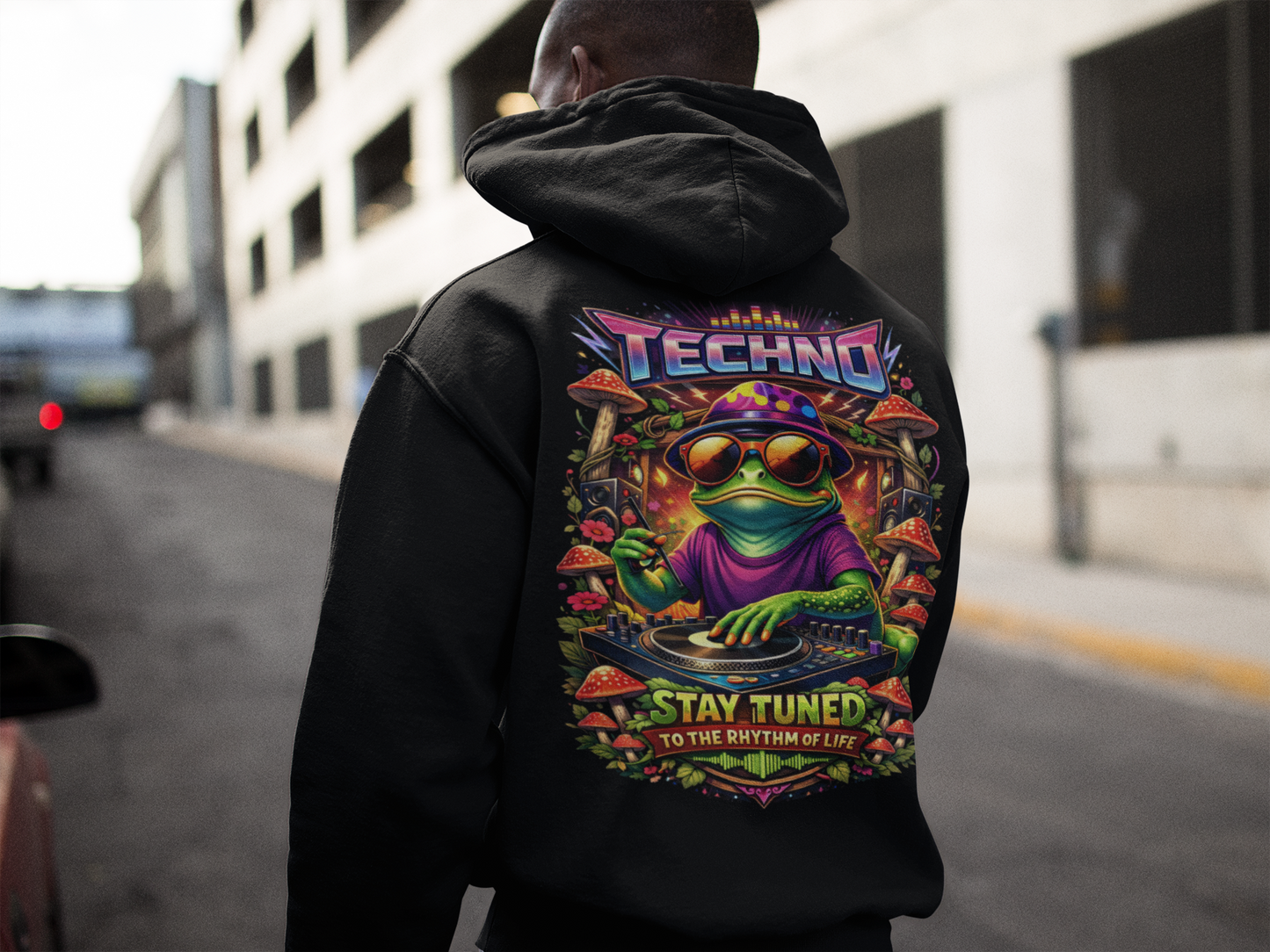 edm rave streetwear festival hoodie