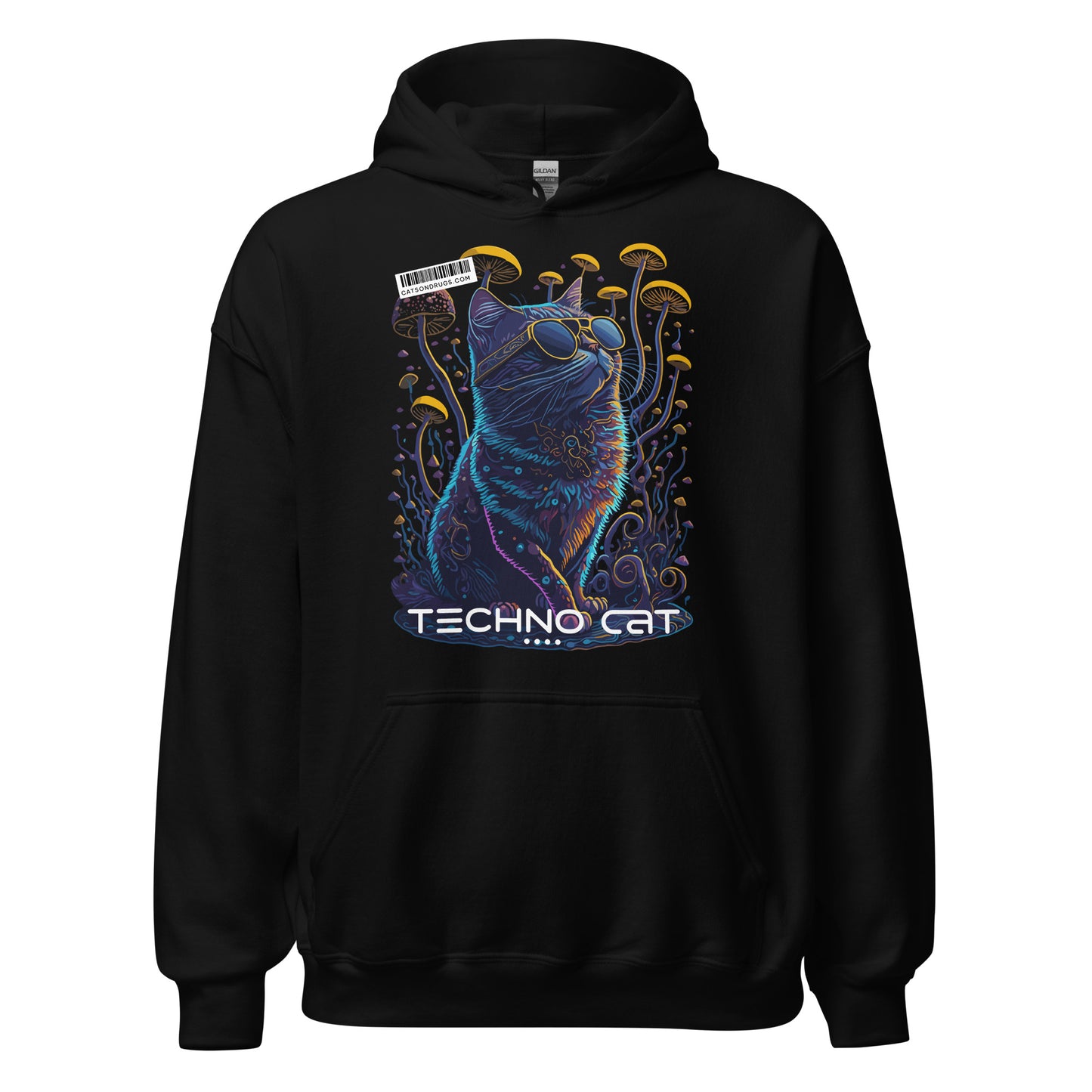 festival clothing techno cat front view