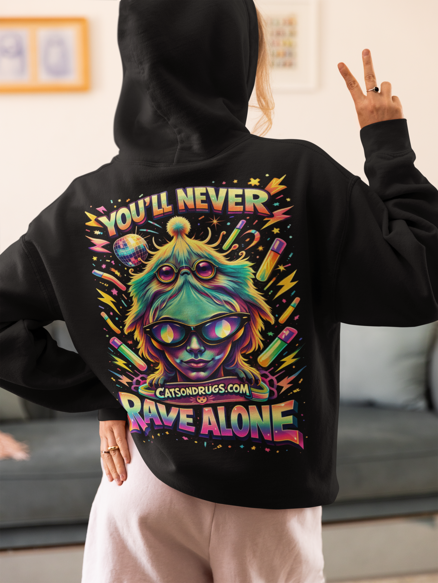festival party hoodie