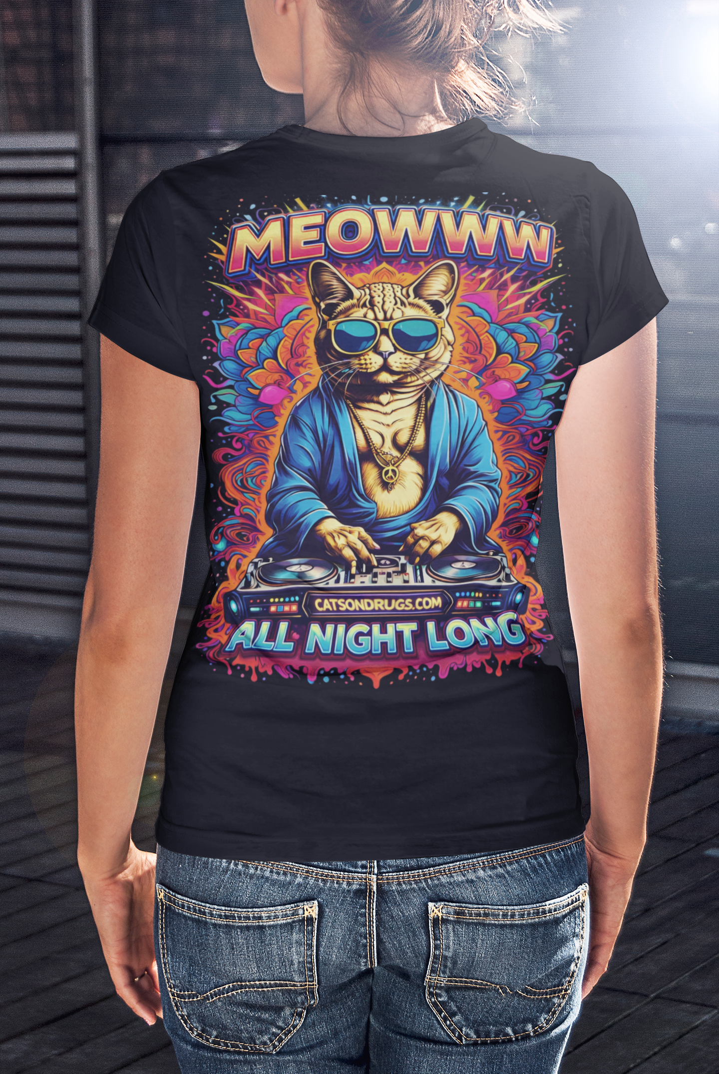 funny psychedelic festival shirt