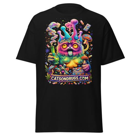 funny psychedelic mushroom tee