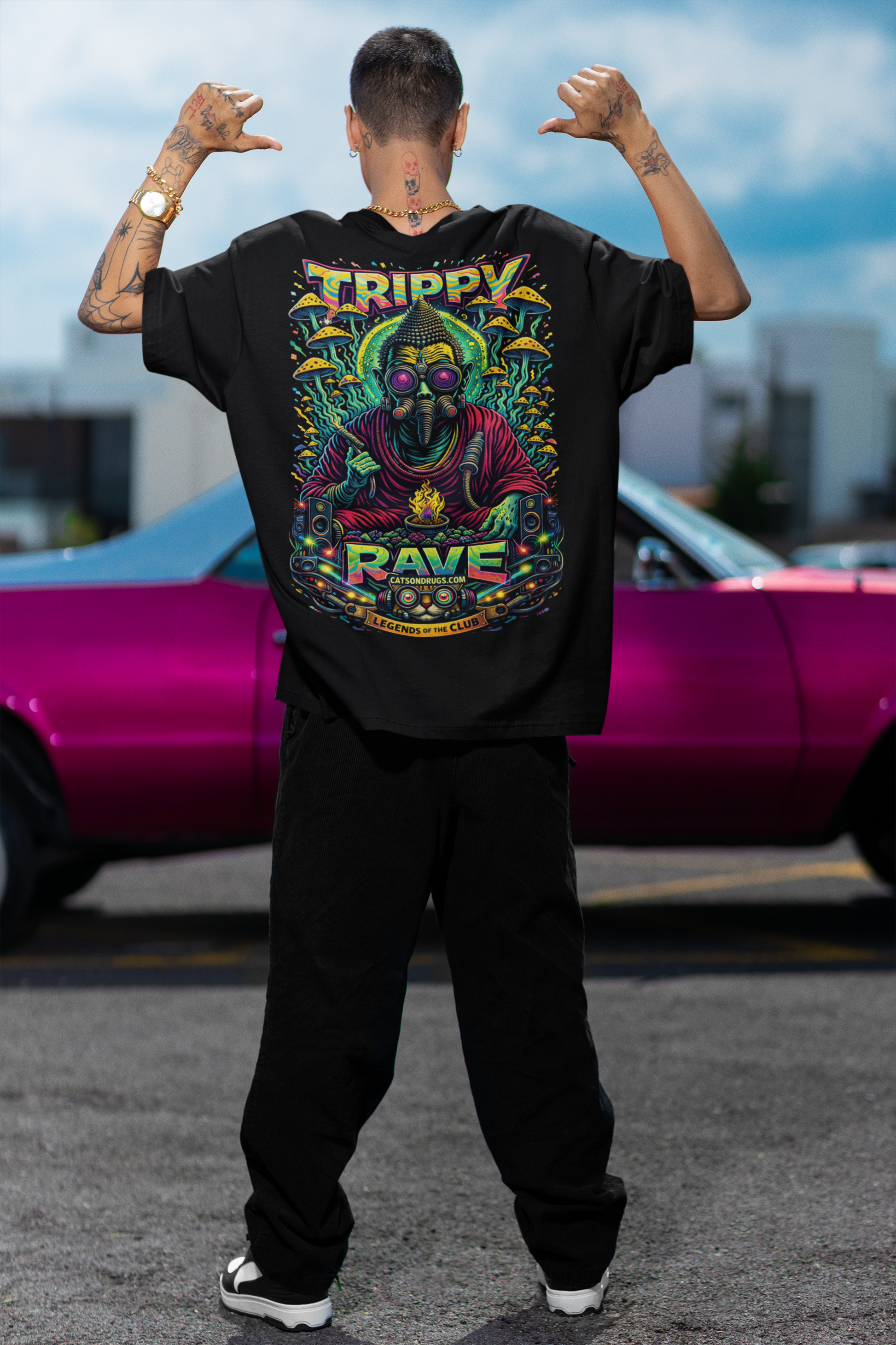 futuristic rave outfit