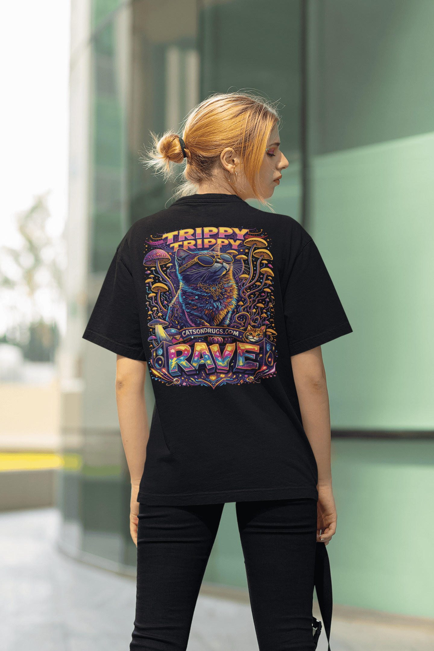 hard techno rave shirt