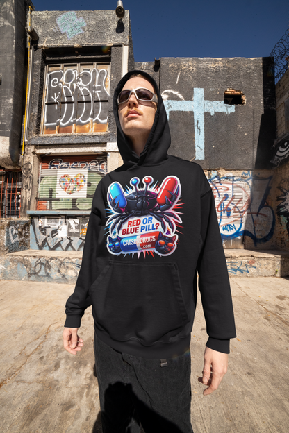 Streetwear Fashion | Red or Blue Pill Hoodie