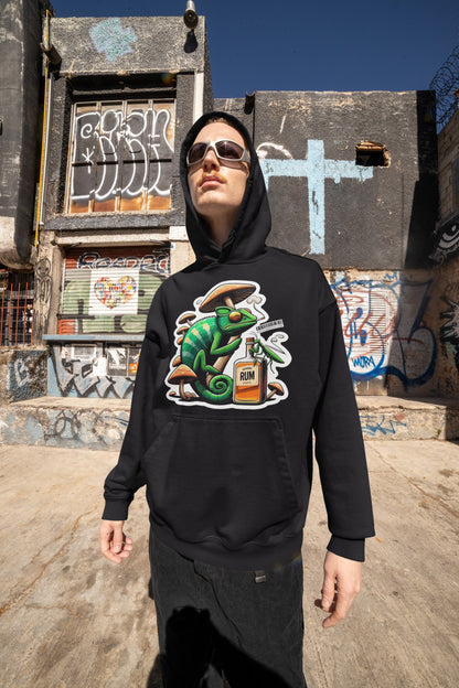 Psychedelic Chameleon | Sudadera Trippy
