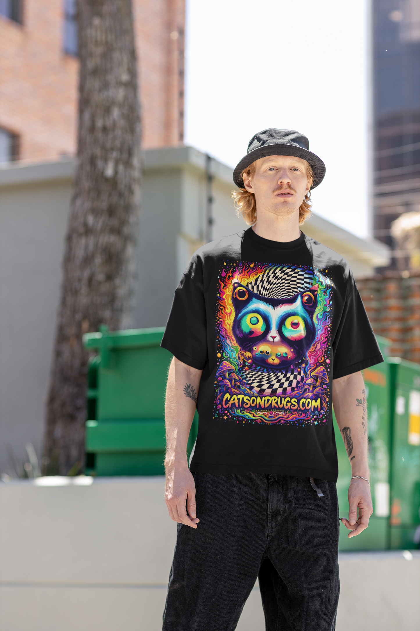 Psychedelic T-Shirt | Magic Cat Food