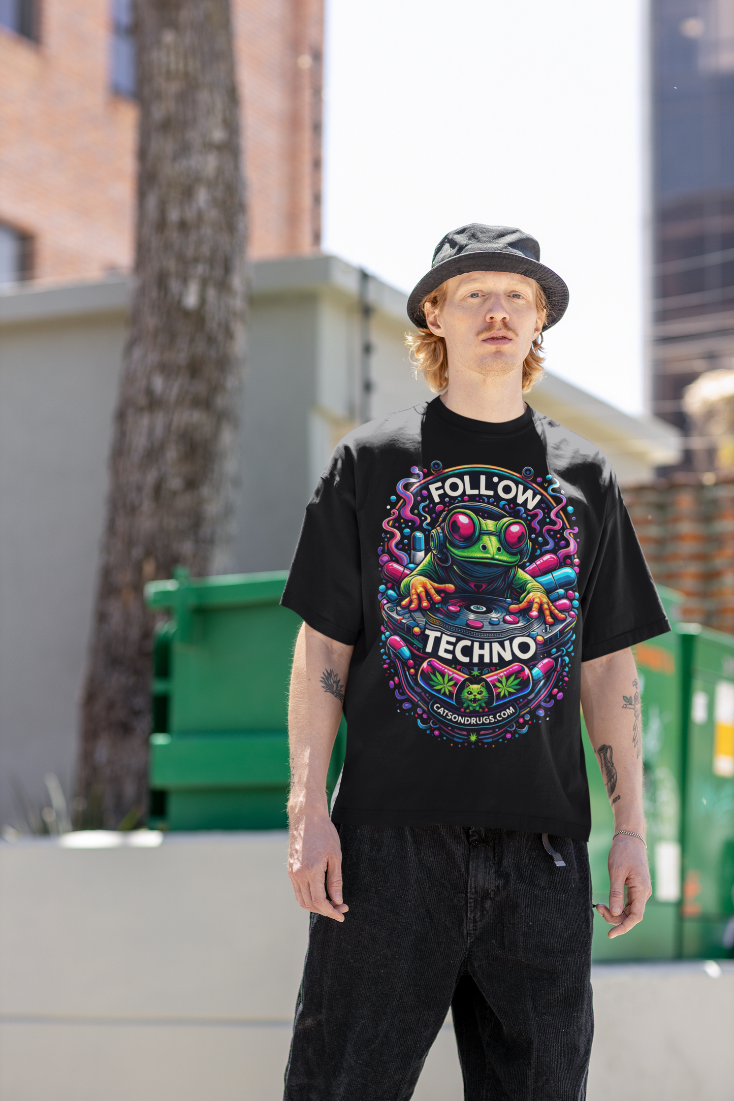 Club Night Frog | Rave T-Shirt | Ecstasy Edition