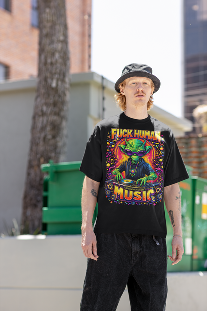 Psychedelic T-Shirt | Trippy Alien DJ | Ecstasy Edition