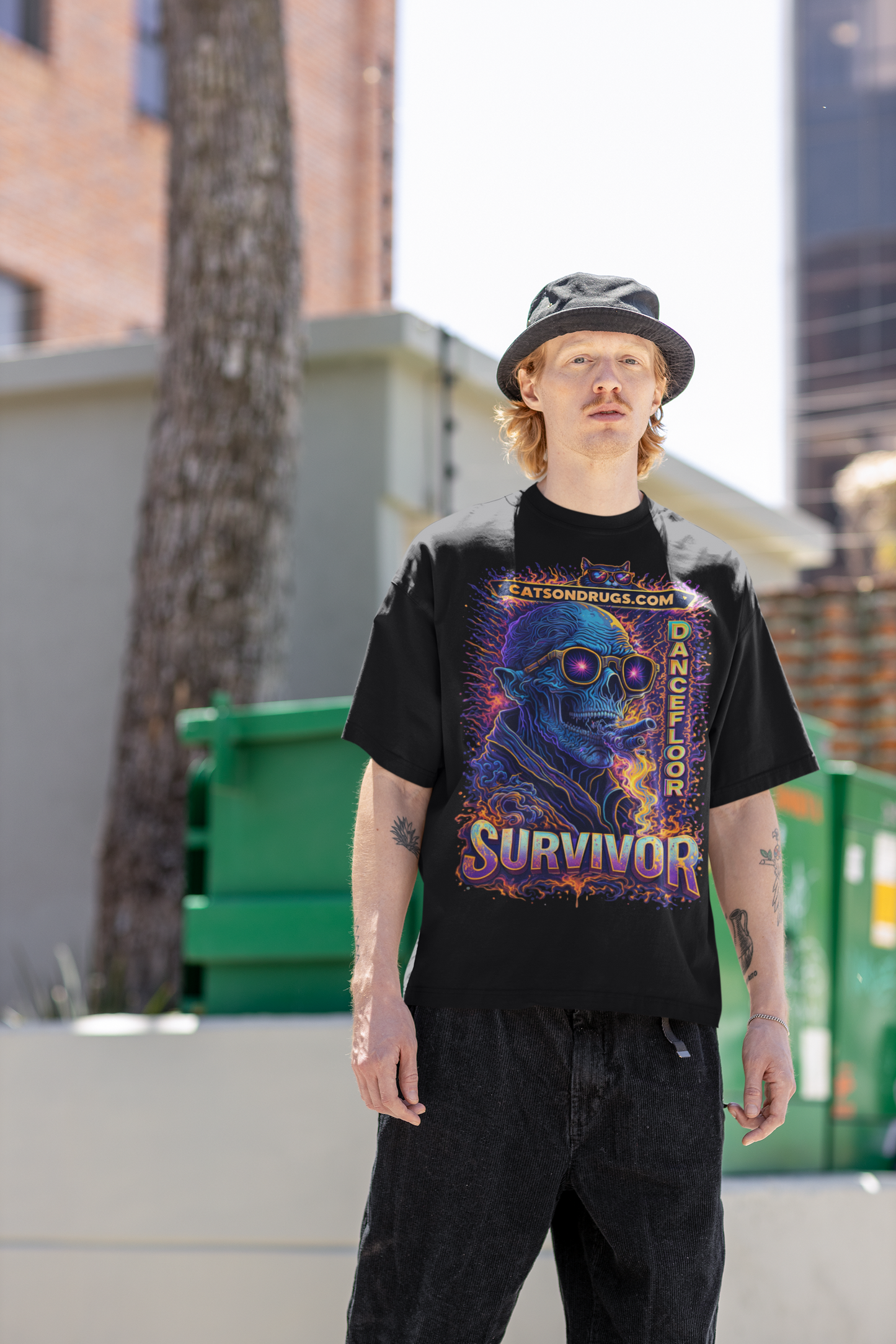 Dancefloor Survivor | Psychedelic T-Shirt | Ecstasy Edition