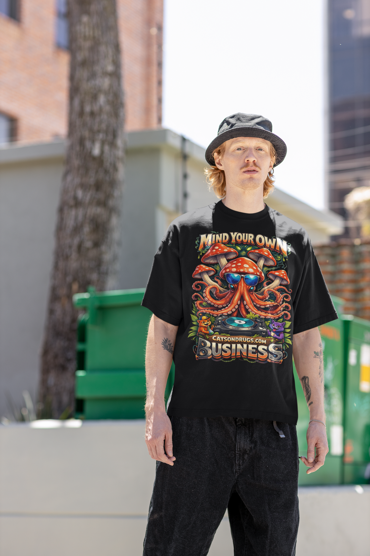 Techno T-Shirt | Rave Octopus | Ecstasy Edition