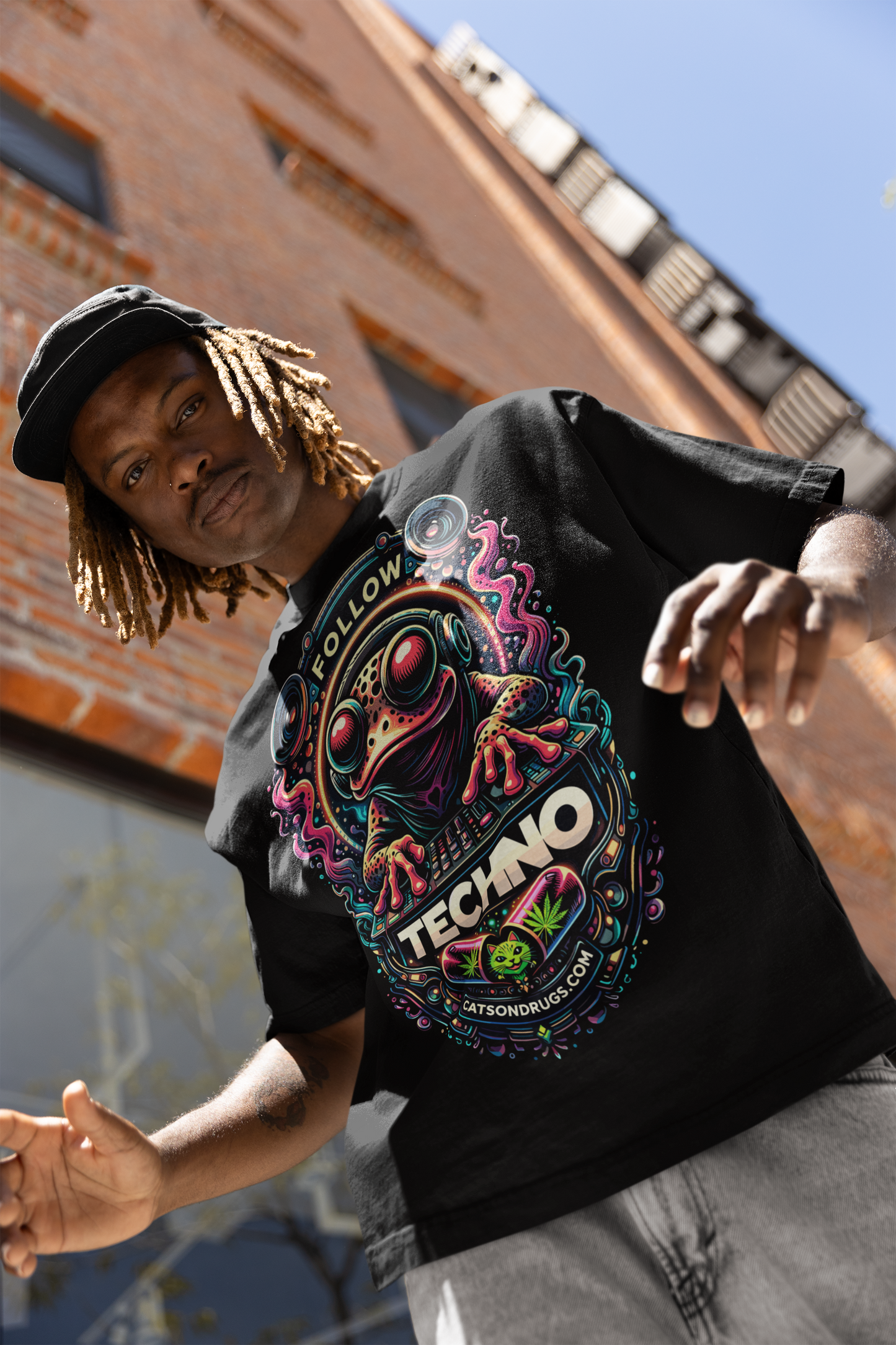 Club Night Frog | Rave T-Shirt | Ecstasy Edition