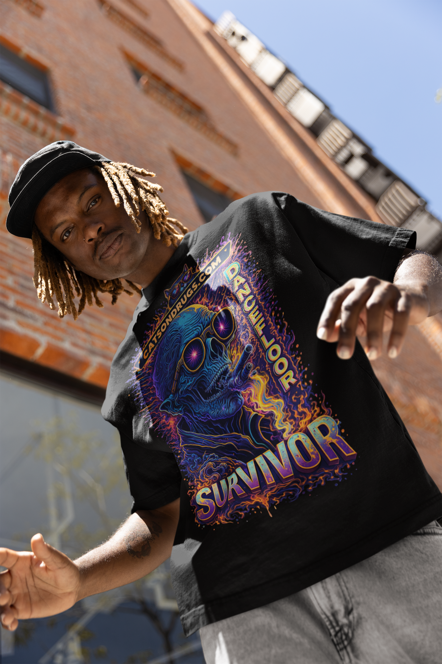 Dancefloor Survivor | Psychedelic T-Shirt | Ecstasy Edition