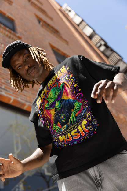 Psychedelic T-Shirt | Trippy Alien DJ | Ecstasy Edition