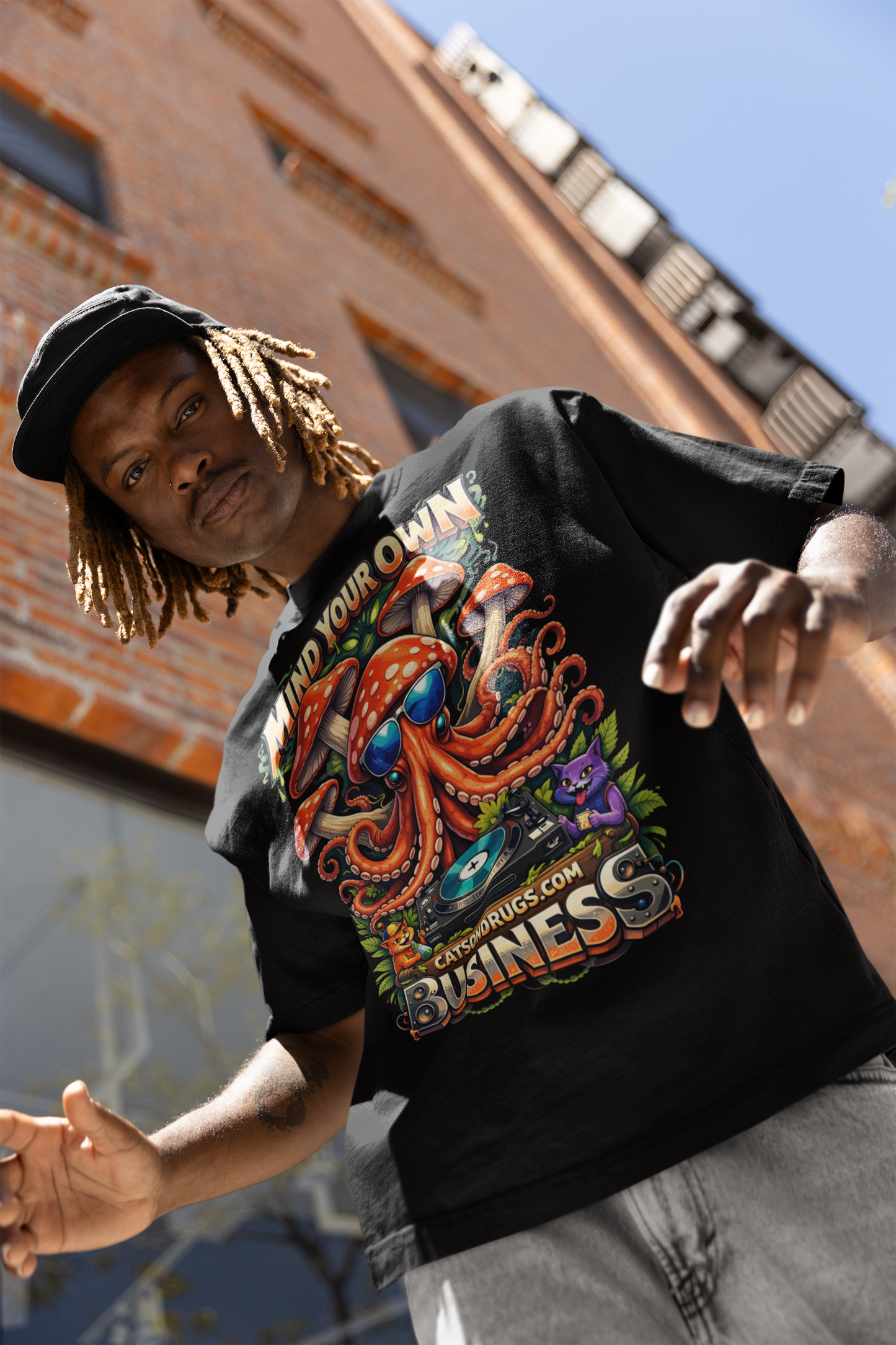 Techno T-Shirt | Rave Octopus | Ecstasy Edition