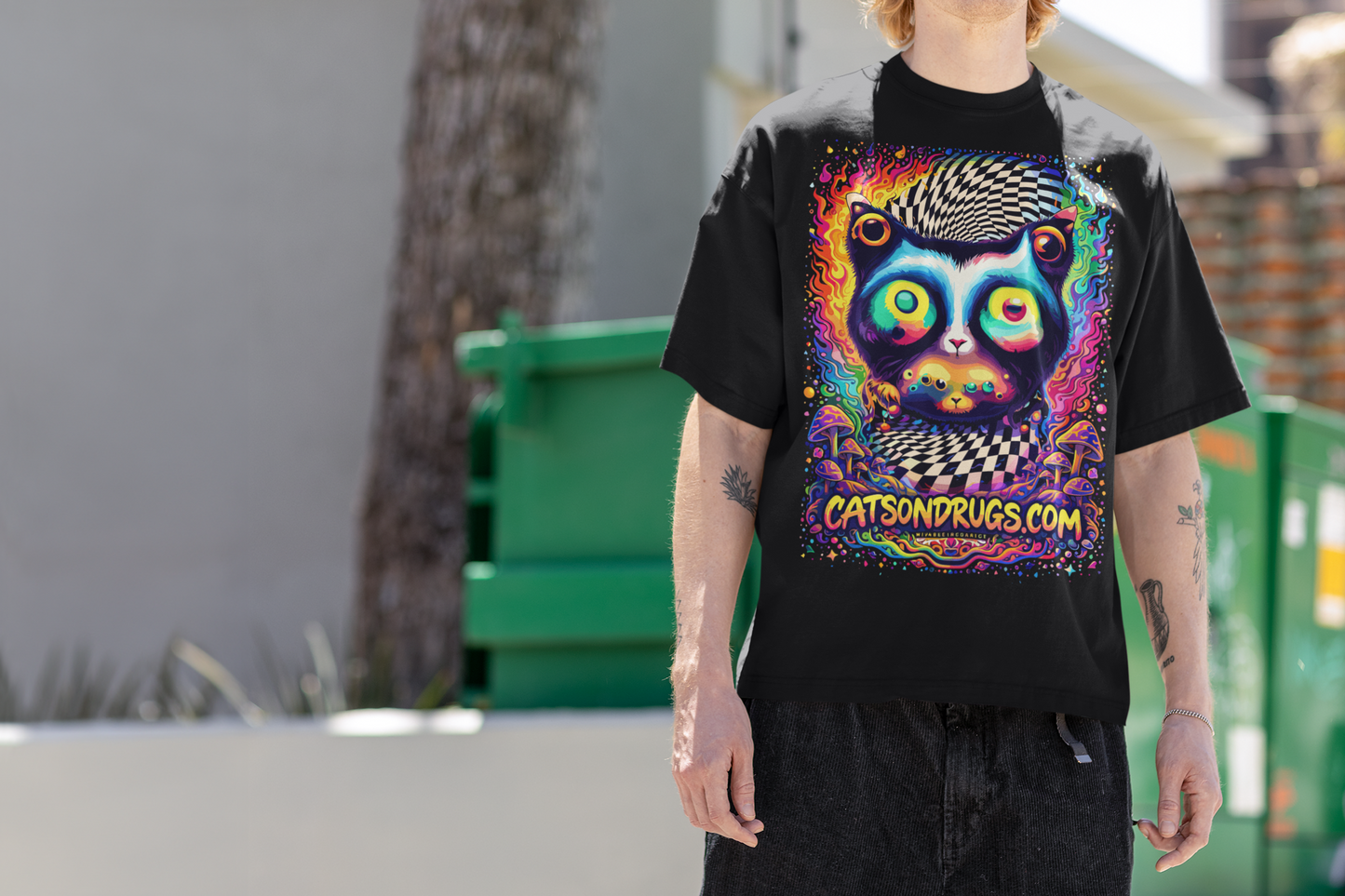 Psychedelic T-Shirt | Magic Cat Food
