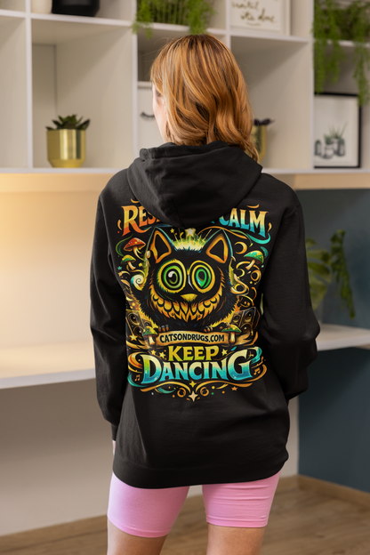 Techno Hoodie | Stay Calm & Keep Dancing