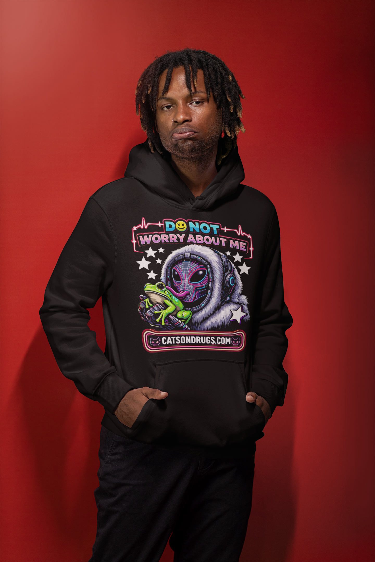 Trippy Clothing | Alien Frog Hoodie