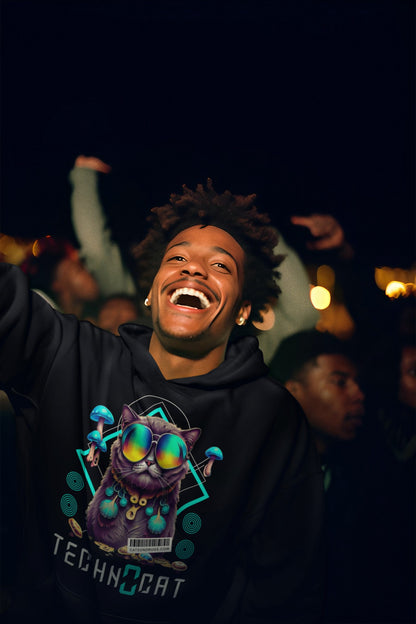 Diamond Techno Cat | Rave Hoodie