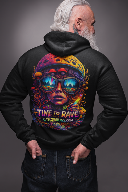 Time to Rave Organism | Rave Hoodie