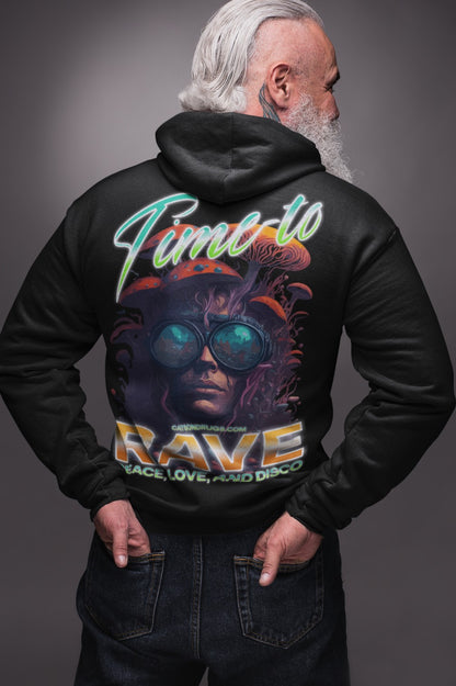 Time to Rave | EDM Hoodie