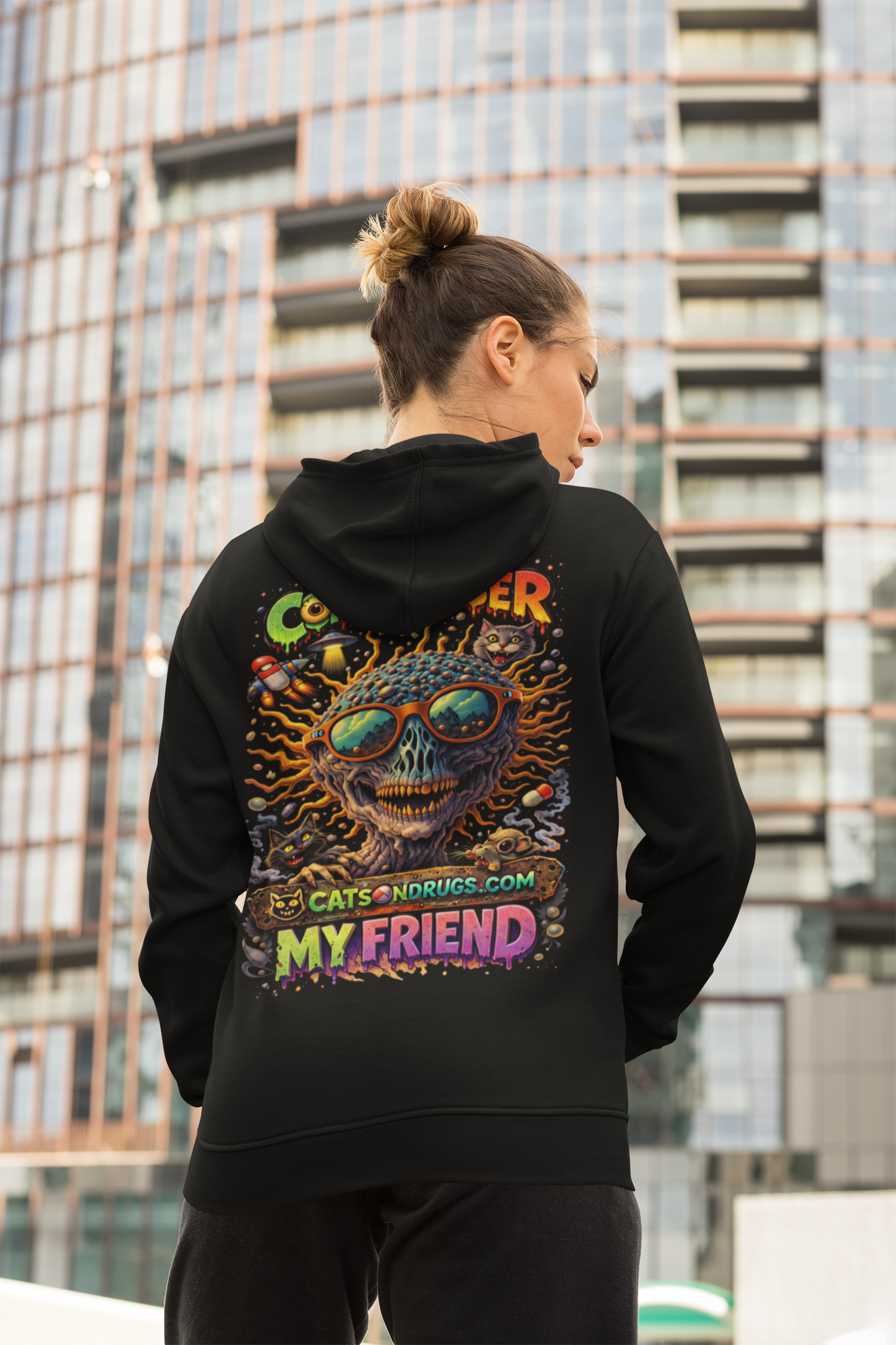 Psychedelic Hoodie | Come Closer My Friend