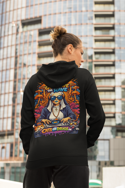 Trippy Hoodie | Techno Nun
