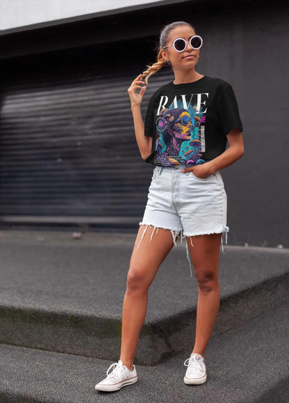 Rave Cover Girl | Rave T-Shirt | Ecstasy Edition