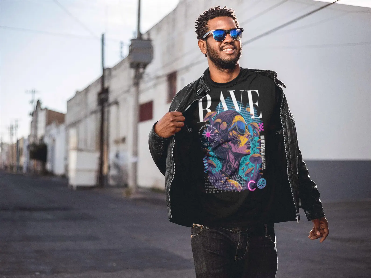 Rave Cover Girl | Rave T-Shirt | Ecstasy Edition