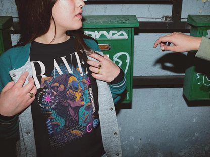 Rave Cover Girl | Rave T-Shirt | Ecstasy Edition