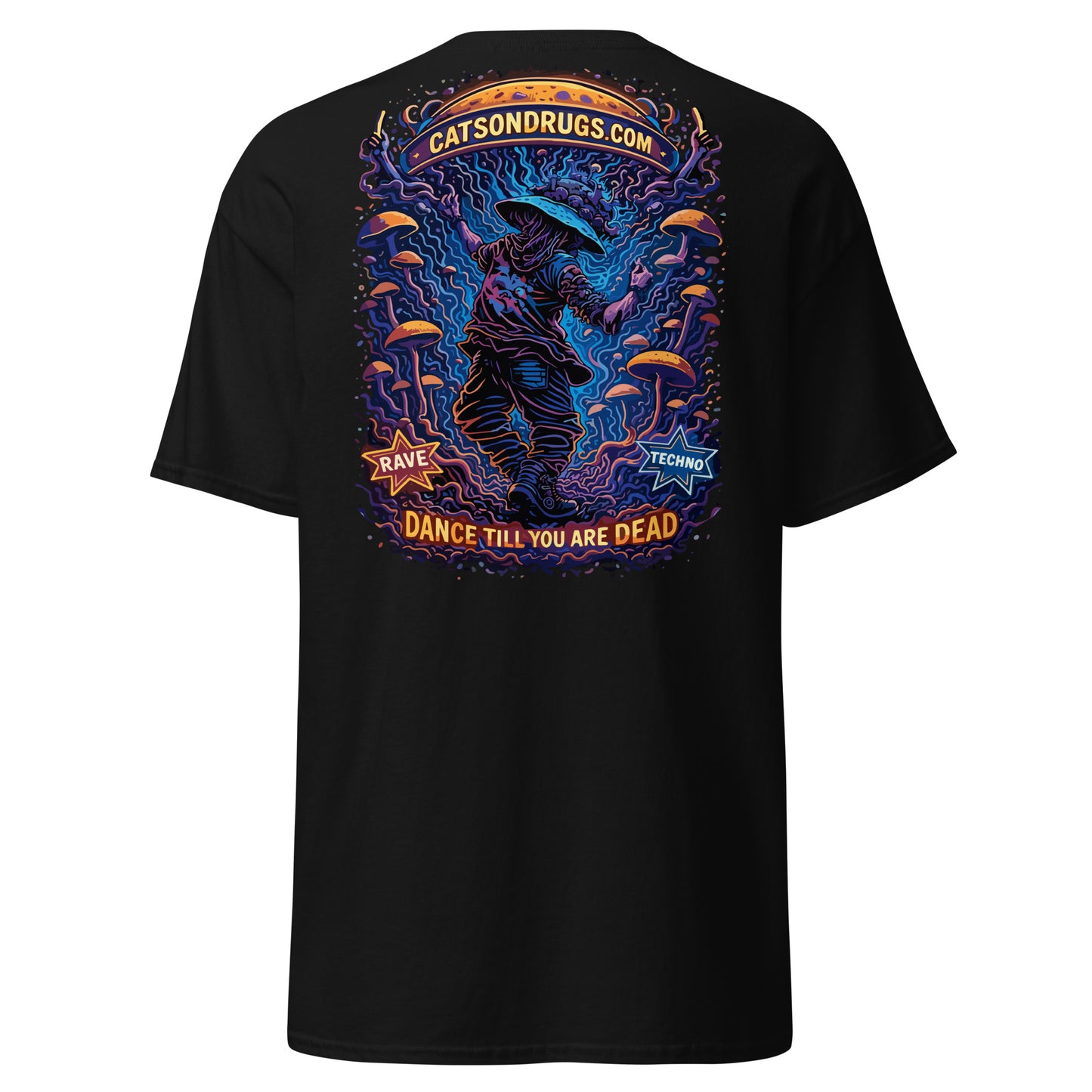 industrial techno fashion outfit, futuristic rave clothing, dark aesthetic, warehouse rave background