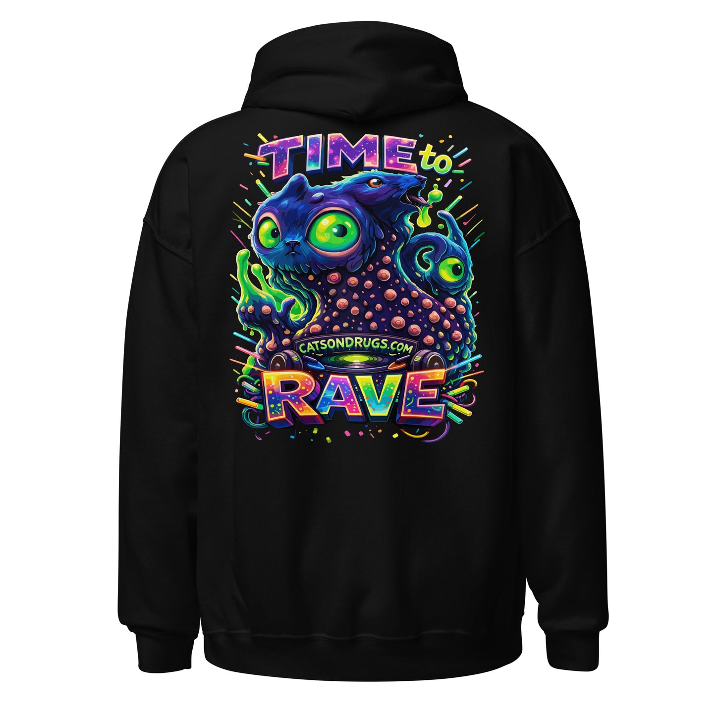industrial techno hoodie