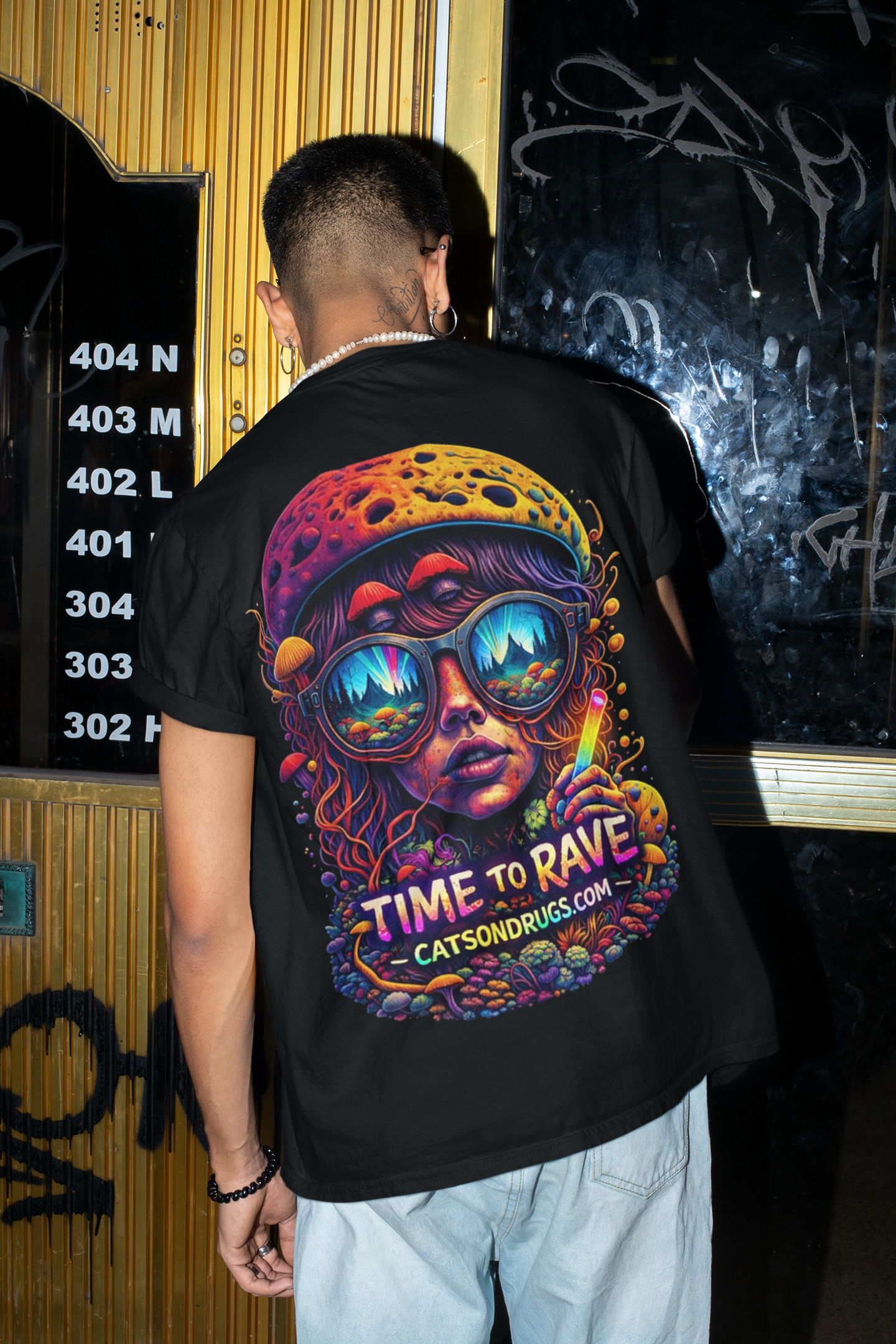 industrial techno t shirt design