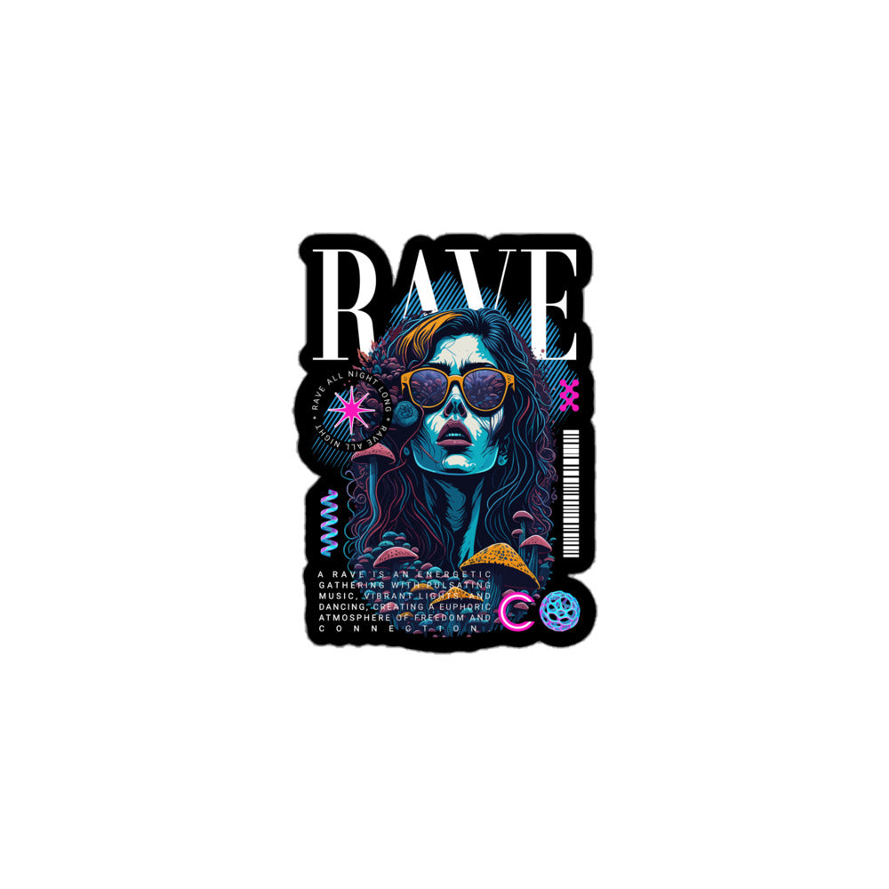 Rave festival Stickers