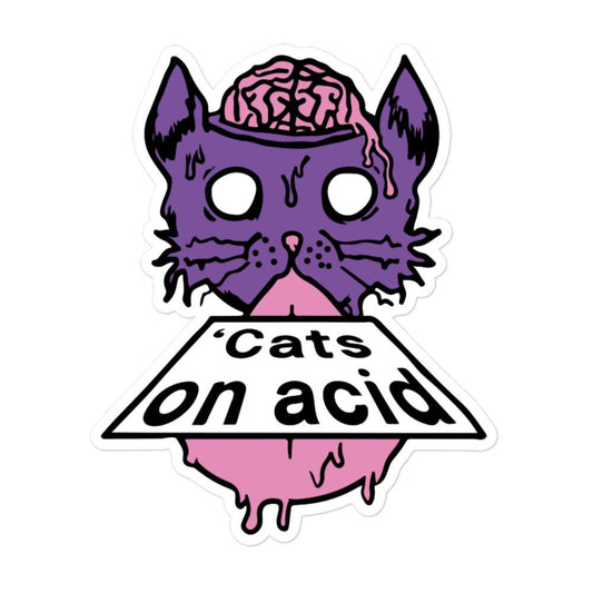Cats on Acid - Bubble-free stickers - CatsOnDrugs