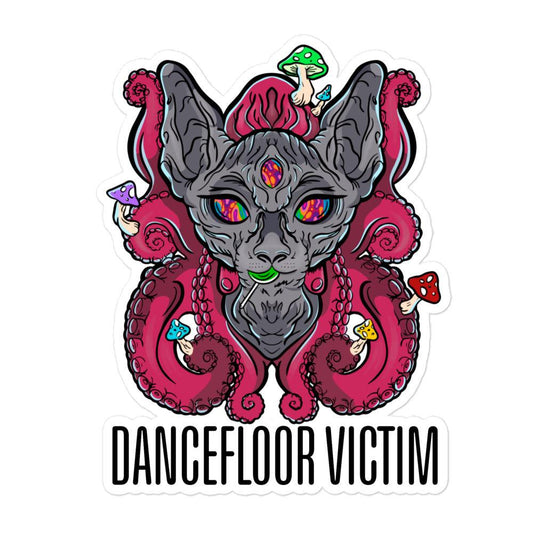 Dancefloor Victim - Bubble-free stickers - CatsOnDrugs