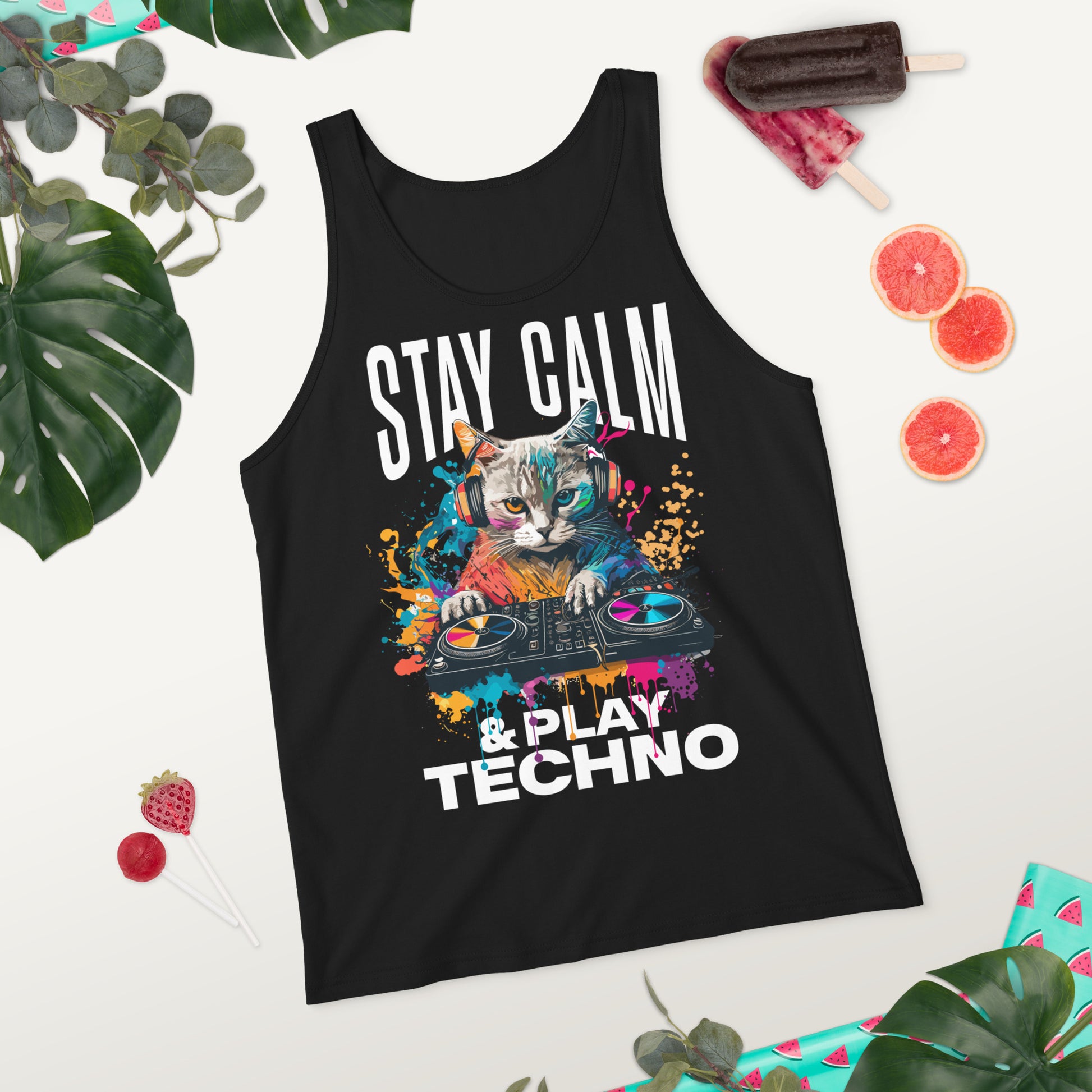 Techno Festival Tank Tops