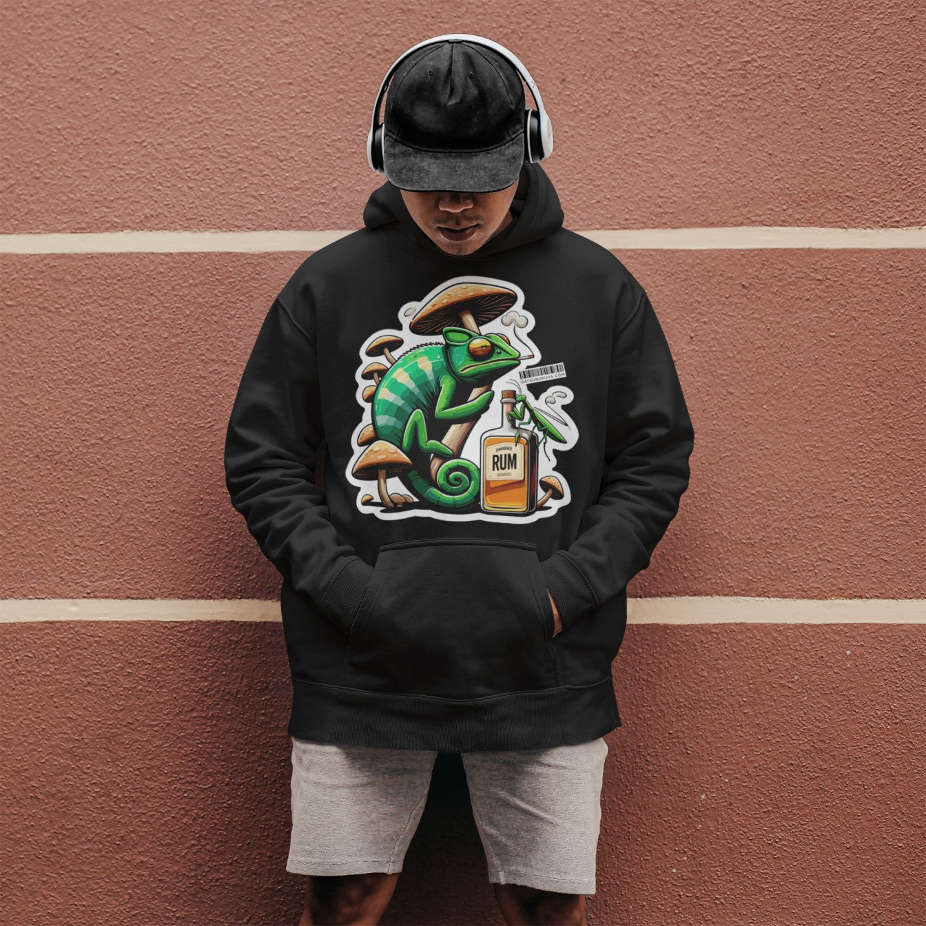 Psychedelic Chameleon | Sudadera Trippy