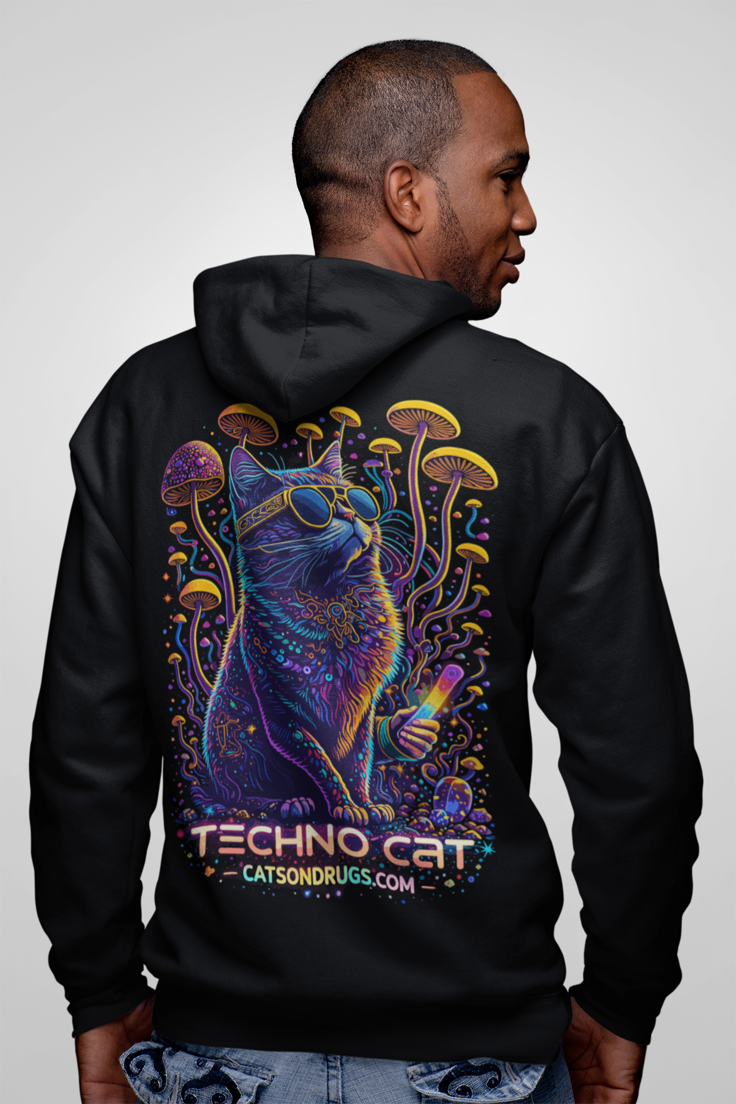 Techno Cat | Rave Hoodie