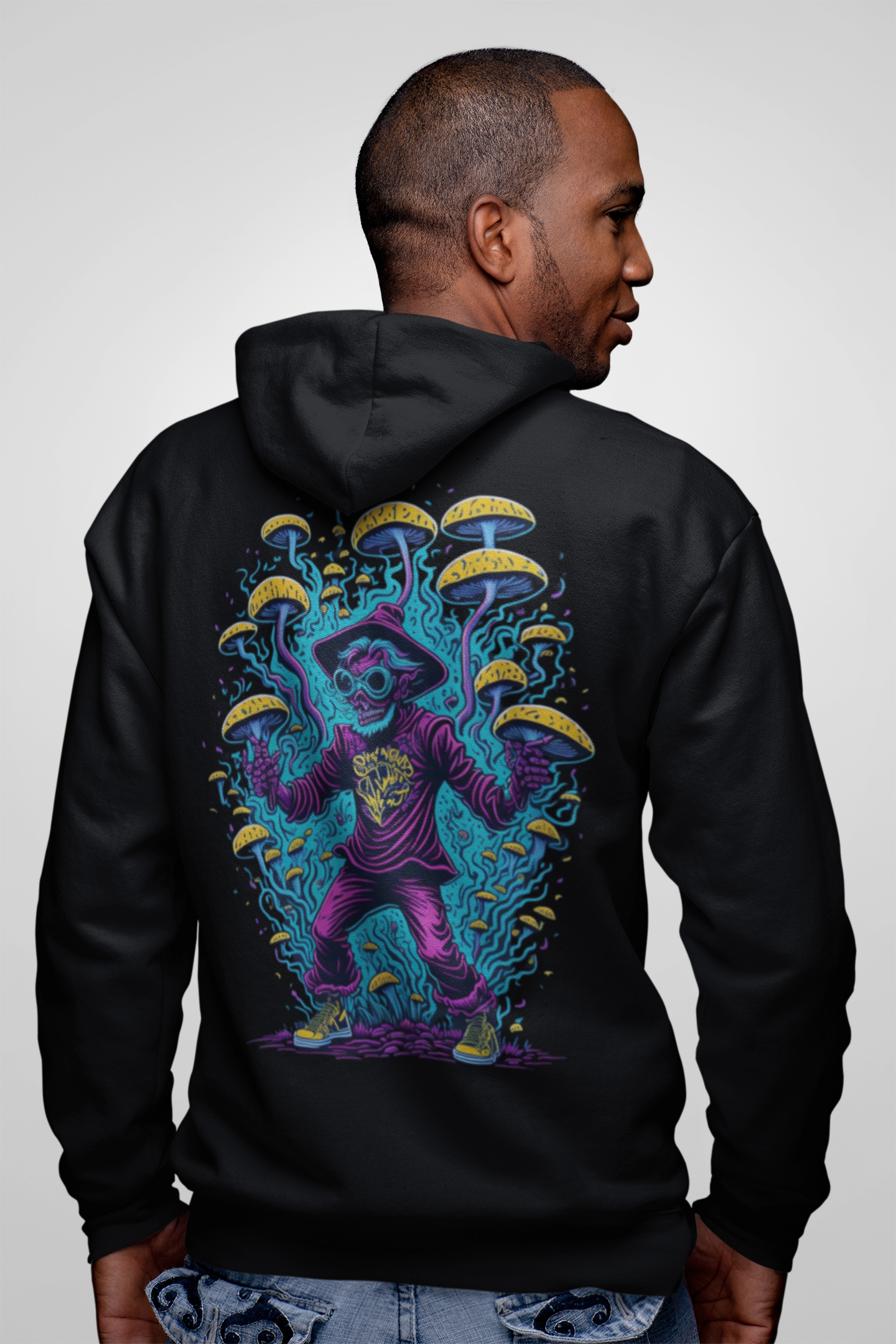 Psychedelic Rave Party - Unisex Hoodie - CatsOnDrugs