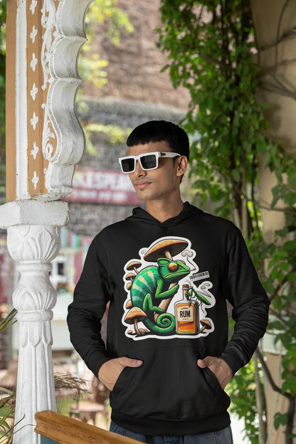 Psychedelic Chameleon | Sudadera Trippy