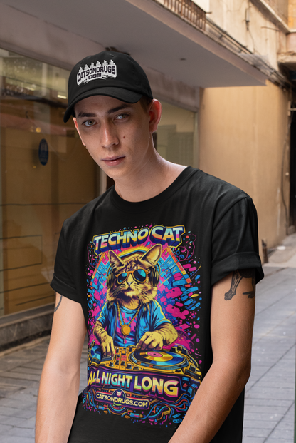 Techno Cat | Rave T-Shirt | Ecstasy Edition