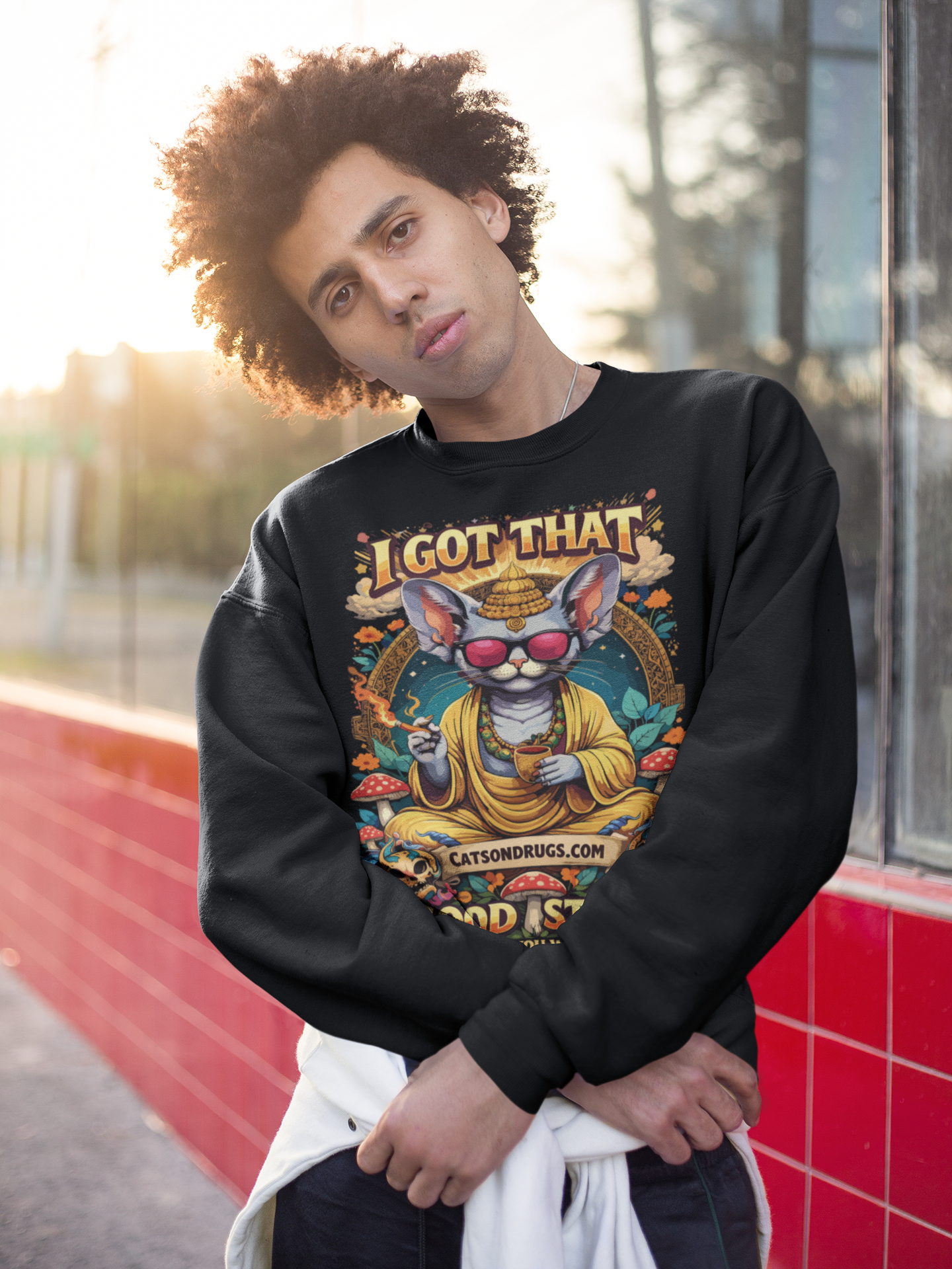 Psychedelic Sweatshirt | Trippy Mouse