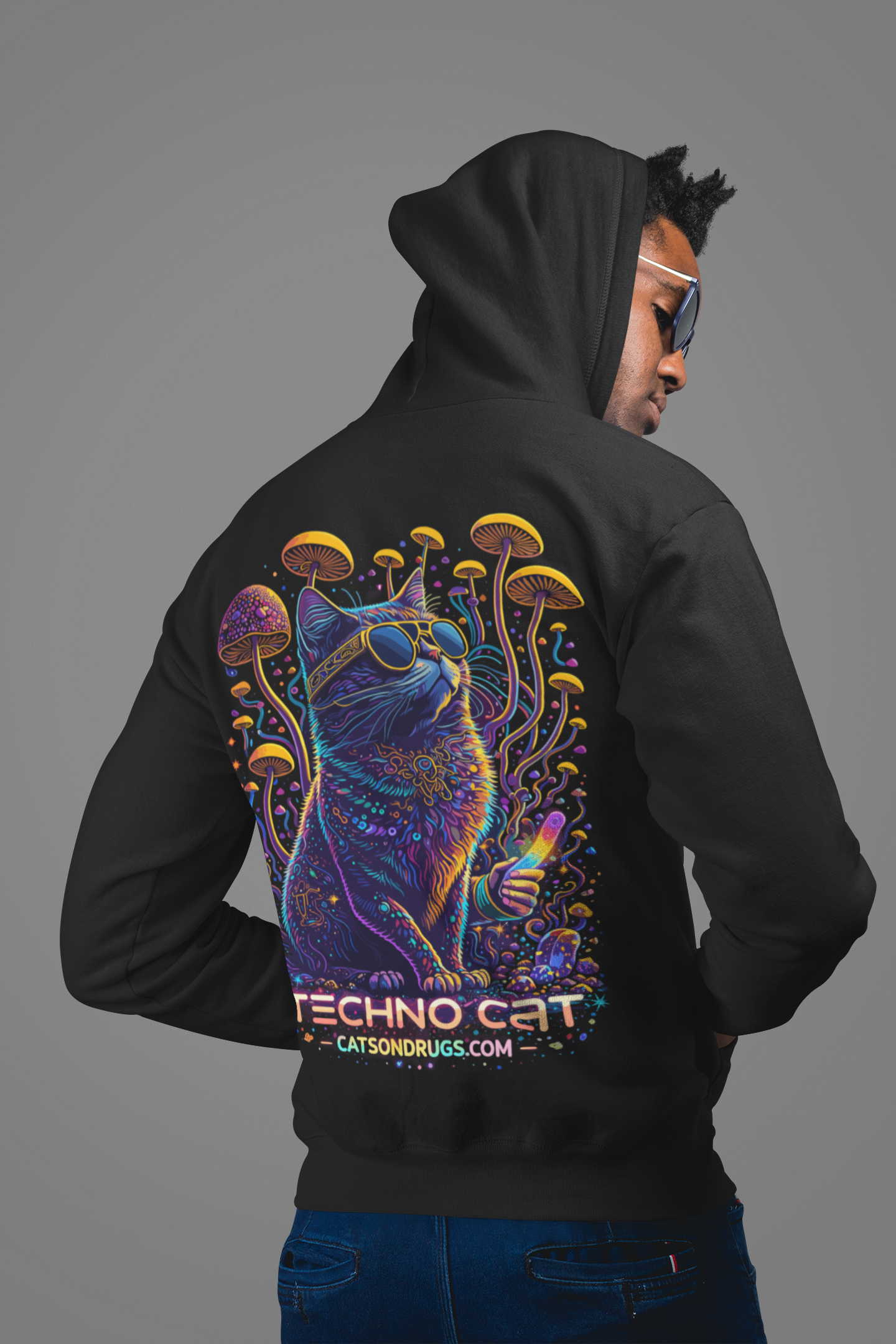 Techno Cat | Rave Hoodie