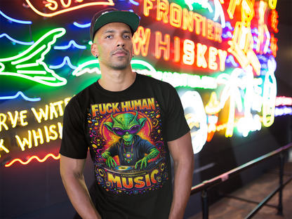 Psychedelic T-Shirt | Trippy Alien DJ | Ecstasy Edition
