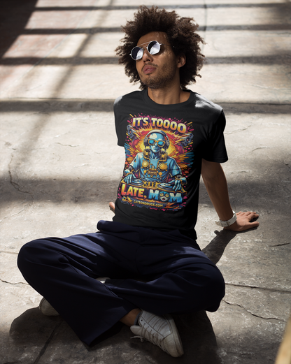 It's too late Mom | Psychedelic T-Shirt | Ecstasy Edition