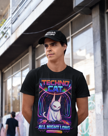 Techno T-Shirt | Techno Cat | Ecstasy Edition