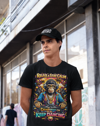 Rave T-Shirt | Stay Calm & Keep Dancing | Ecstasy Edition